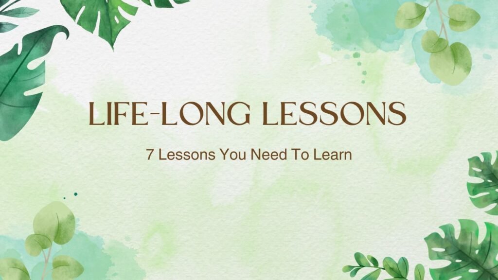 life lessons