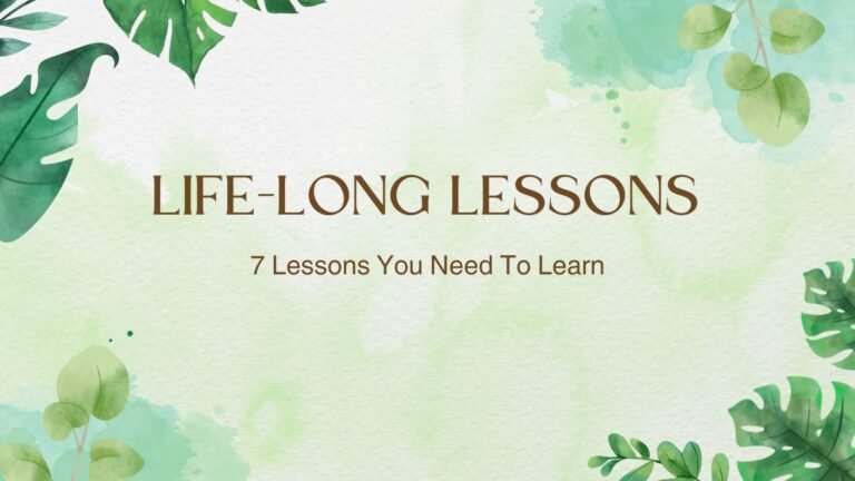 life lessons