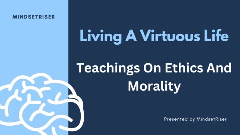 living a virtuous life