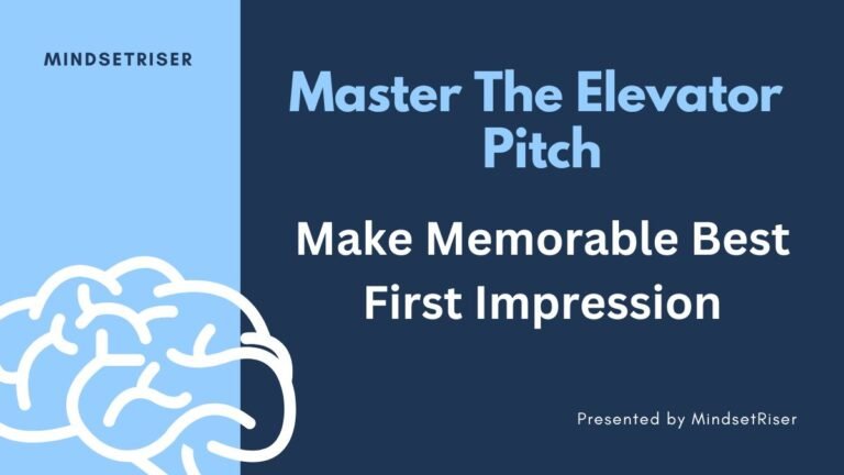 master elevator pitch