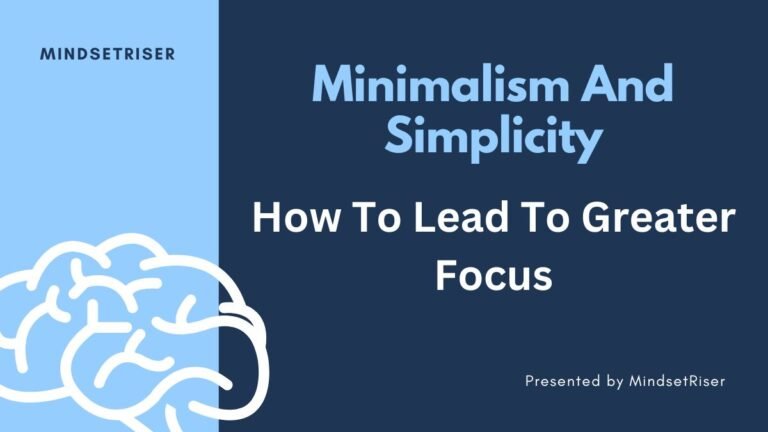 minimalism and simplicity