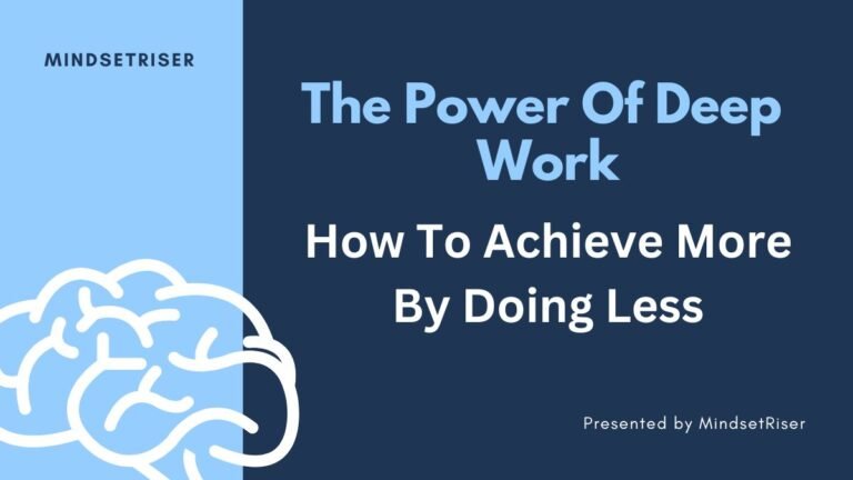 the power of deep work