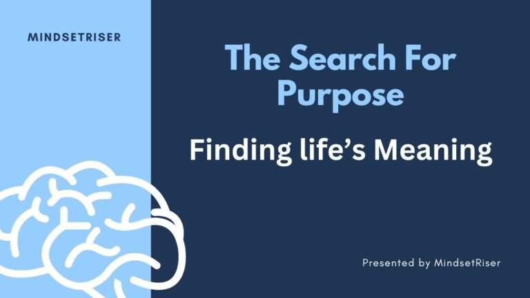 the search for purpose