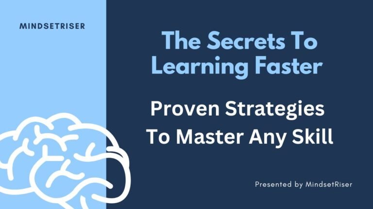 the secret to learning faster